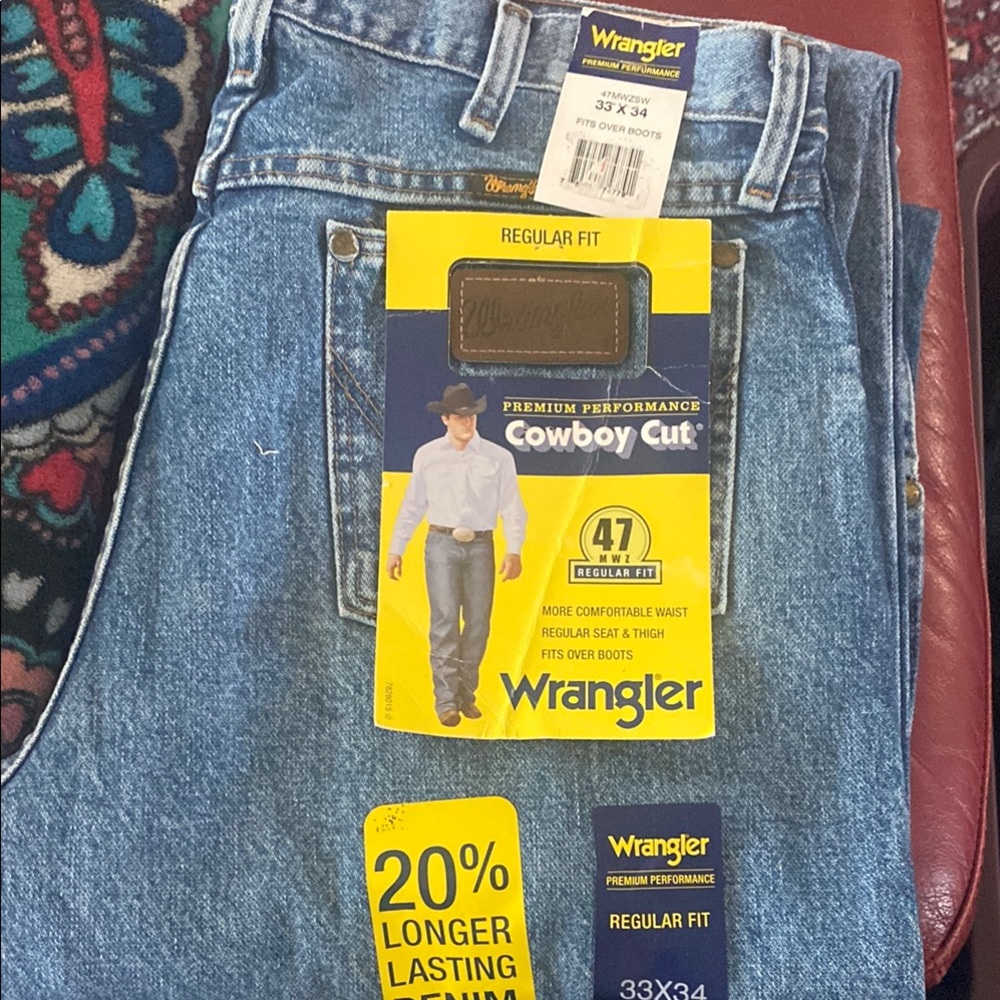 Wrangler Men's Blue Jeans